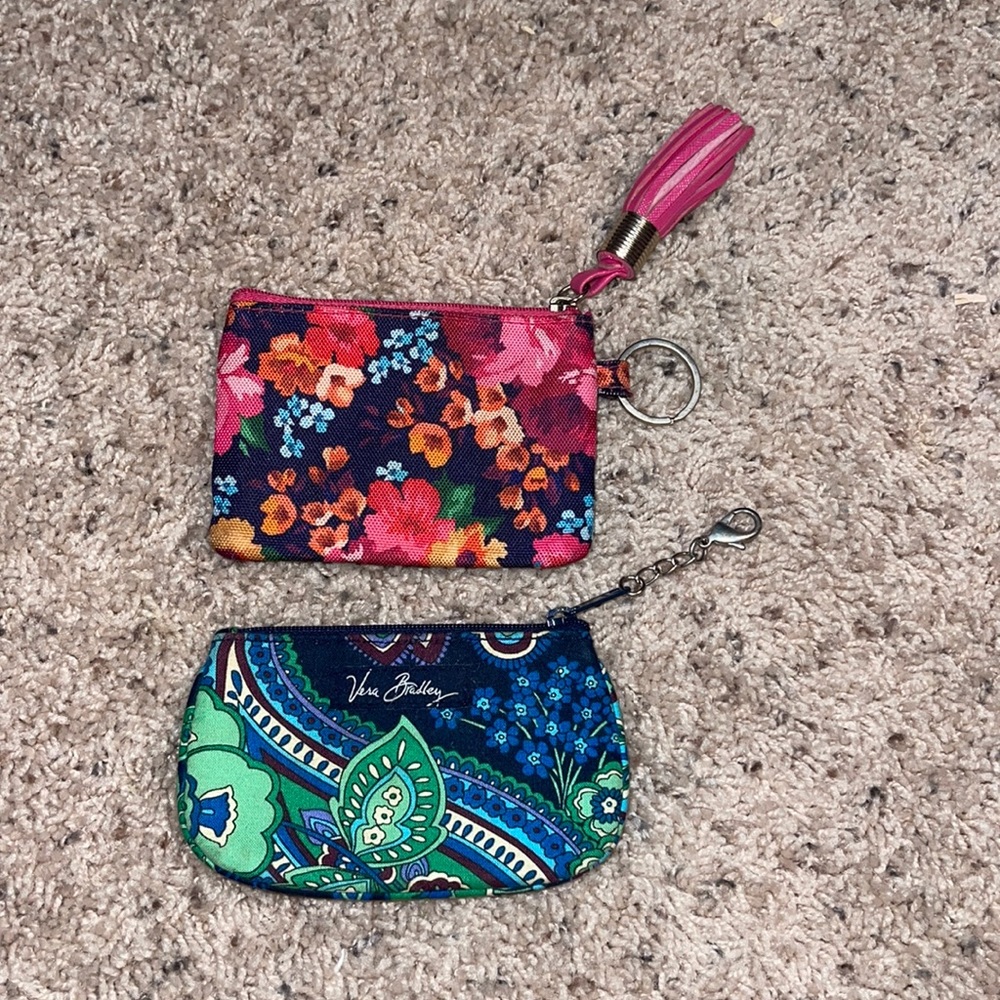 2 Vera Bradley Coin Pouches